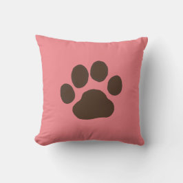Pet Dog Paw Print | Cool Canine Lover's Kussen