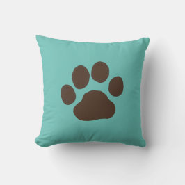Pet Dog Paw Print | Cool Canine Lover's Kussen
