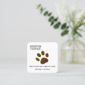Pet Dog Paw visitekaartje (Staand voorkant)