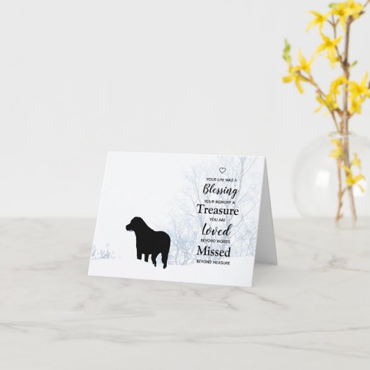 Pet Dog Sympathie Citaat - Pet Loss Condolance Kaart (Gele Bloem)