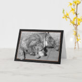 Pet Dog Sympathy Card Kaart (Gele Bloem)