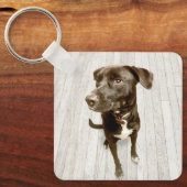Pet Dog Two Photo Sleutelhanger (Voorkant)