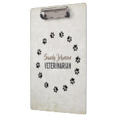 Pet Dog VETERINARIAN Groomboarding Klembord (Links)