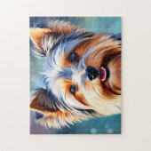 Pet Dog Yorkshire Terrier Legpuzzel (Verticaal)