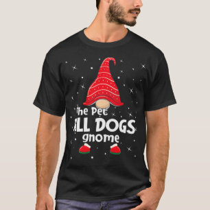 Pet Dogs Gnome Family Matching met Kerstmis Funny  T-shirt