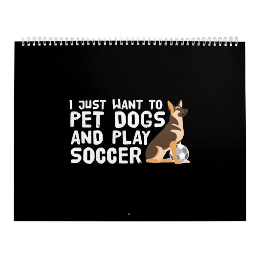 Pet Dogs _ Play Soccer Kalender (Hoes)