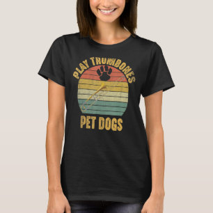 Pet Dogs Play Trombone Player Funny Trombonist en T-shirt