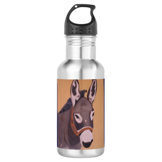 Pet DONKEY Waterfles (Voorkant)