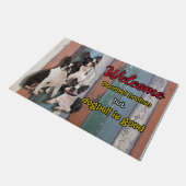 Pet Doormat - Dog Doormat - Funny Doormat Deurmat (Schuin)