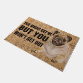Pet Doormat - Pitbull Dog Funny Doormat Deurmat (Schuin)