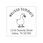 Pet Duck Goose Arch Adres 2 Rubberstempel (Afrduk)