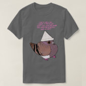 Pet duif 2 t-shirt (Design voorkant)