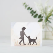 Pet Duo Greeting Cards Briefkaart (Staand voorkant)