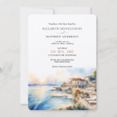 PET-EDEN-ROC Franse Riviera bruiloft Kaart (Voorkant)