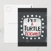 Pet een schildpad vandaag Briefkaart (Voorkant / Achterkant)
