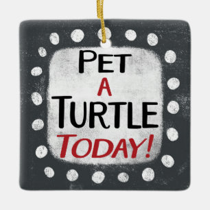 Pet een schildpad vandaag Ornament