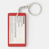 Pet Emergency Information Kaart v3 Sleutelhanger (achterkant)