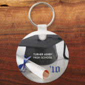 Pet en aangepaste Afstuderen Sleutelhanger Gift_v2 (Voorkant)