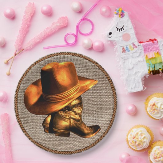 PET EN BOOTS PAPIEREN BORDJE (Feest)