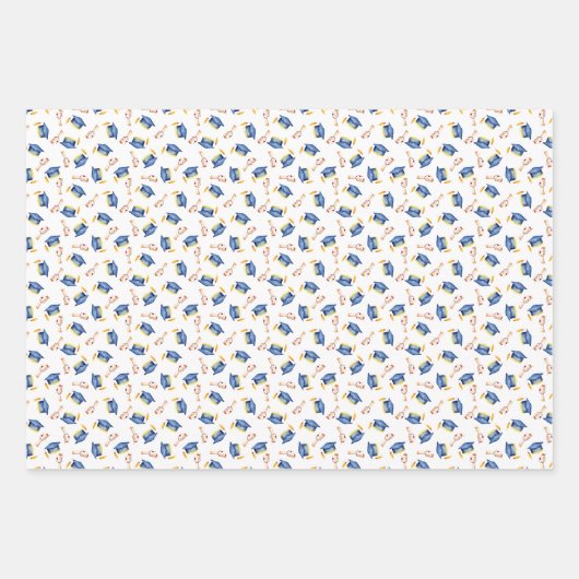 Pet en Diploma Afstuderen Inpakpapier Vel (Voorkant 3)