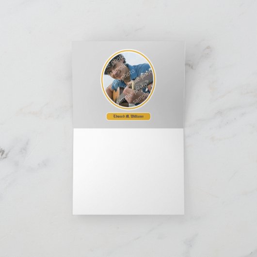 Pet en Diploma Foto Afstuderen Dank U Kaart (Binnen)