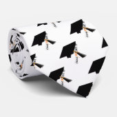 Pet en Diploma Klasse van 2025 Afstuderen Stropdas (Opgerold)