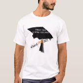 Pet en Diploma Klasse van 2025 Afstuderen T-shirt (Voorkant)