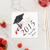 Pet en diplomaat 2015 Graduation Party Napkins Servet (Insitu)