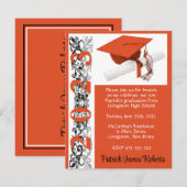 Pet en diplomaat, Oranje Afstuderen Kaart (Voorkant / Achterkant)