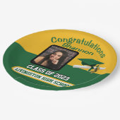 Pet en diplomatie, Groen en Gold Afstuderen Papieren Bordje (Gekanteld)