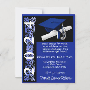 Pet en diplomatie, koninklijk blauw en zwart Afstu Kaart