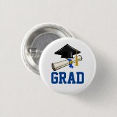 Pet en diplomatie ronde button 3,2 cm (Voorkant /achterkant)