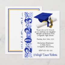 Pet en diplomatie, Royal Blue & Gold Afstuderen