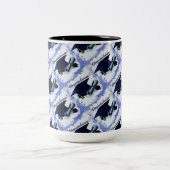 Pet en diplomatiek afstuderen blauwe Mok (Center)