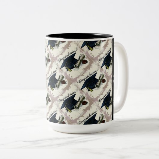 Pet en diplomatiek afstuderen Mok (Voorkant rechts)