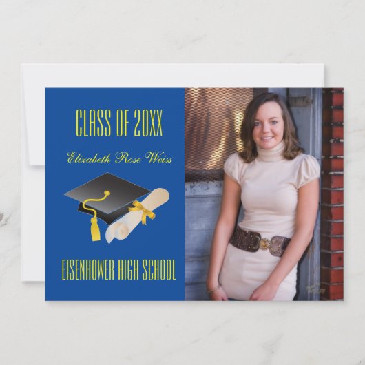 Pet en diplomatiek blauw - Aankondiging van Afstud (Voorkant)