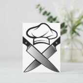 Pet en kalveren briefkaart (Staand voorkant)