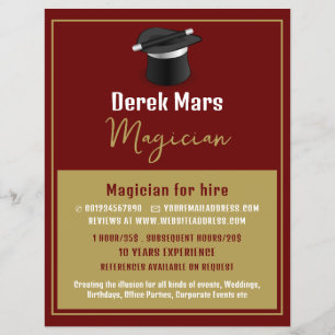Pet en kracht van de Magicus, Magicisch Adverteren Flyer