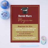 Pet en kracht van de Magicus, Magicisch Adverteren Flyer (Enkel)