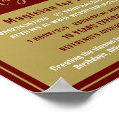 Pet en kracht van de Magicus, Magicisch Adverteren Poster (Hoek)