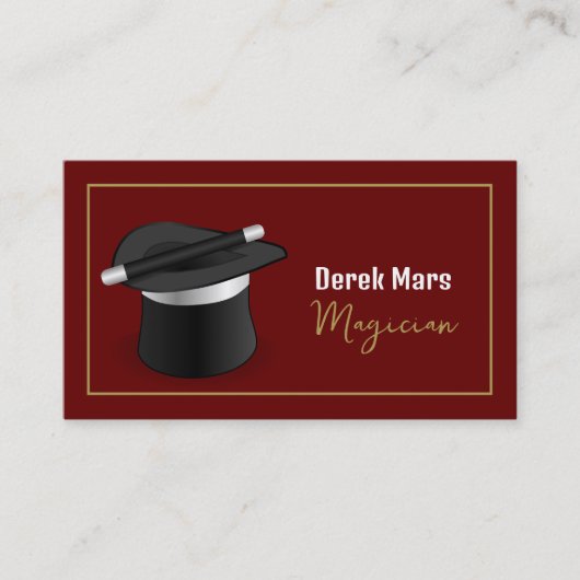 Pet en kracht van de Magicus, Magicisch Visitekaartje (Voorkant)