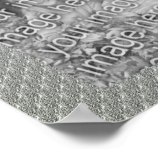 Pet en kwastje Afstuderen Lijst Voeg je foto toe Poster (Hoek)