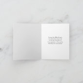 Pet en mand op de Azalea Garden Sympathie Bedankkaart (Binnen)