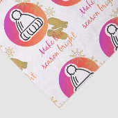  Pet en Mittens Winter Season Bright Tissuepapier (Detail)