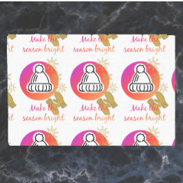  Pet en Mittens Winter Season Bright Tissuepapier