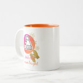  Pet en Mittens Winter Season Bright Tweekleurige Koffiemok (Voorkant links)