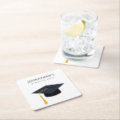 Pet en naam afstuderen Partij V2 Kartonnen Onderzetters (Insitu)