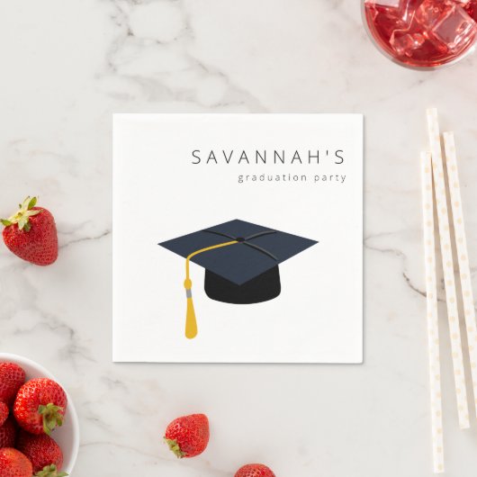 Pet en naam van afstuderen servet (Insitu)