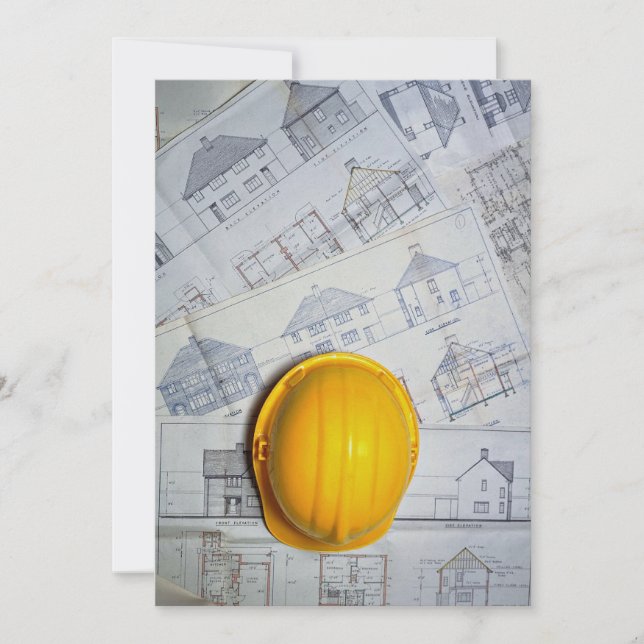 Pet en plannen van de architect (Voorkant)