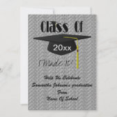 Pet en Tassel Schattigee Graduation Party Kaart (Voorkant)